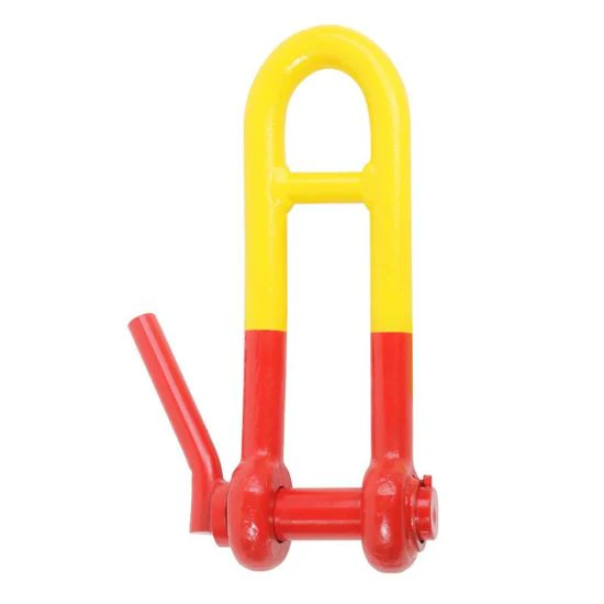Red and Yellow Sheet Pile Shackle