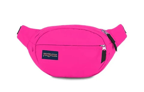 Fanny Packs are small bags attached to Buckled Straps