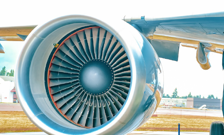 Airplane motor.