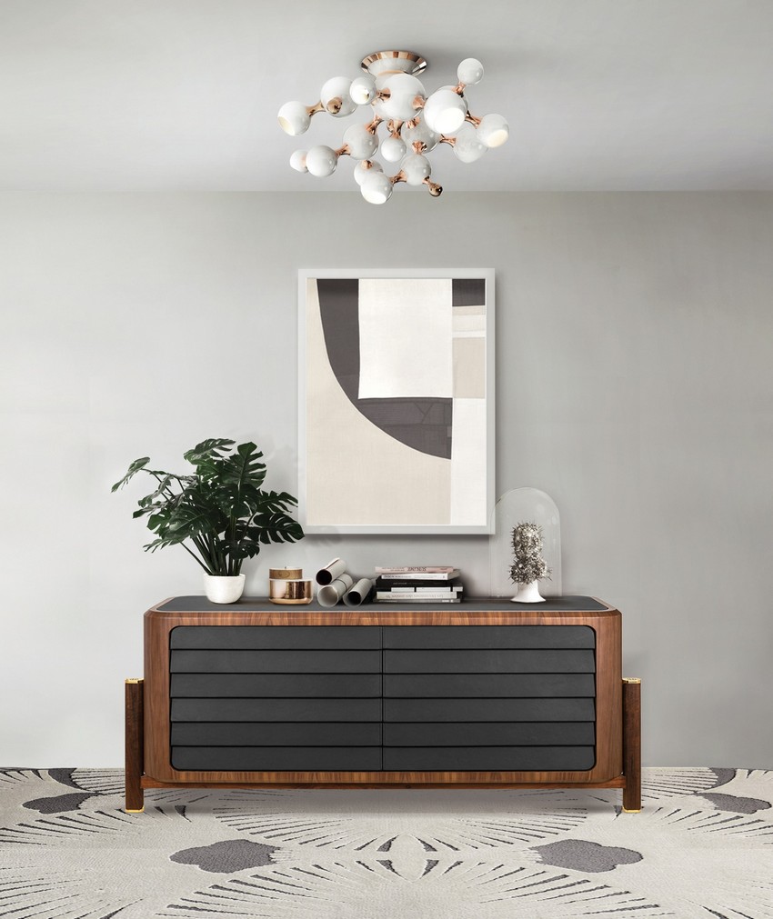 simple modern entryway