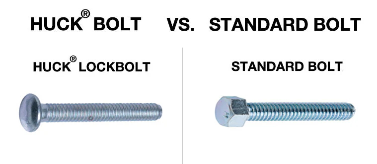 Huck Bolt vs. Standard Bolt