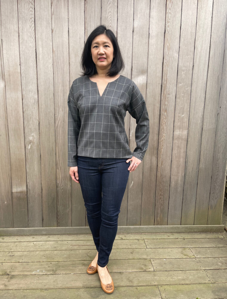 DIY woven t-shirt with ties