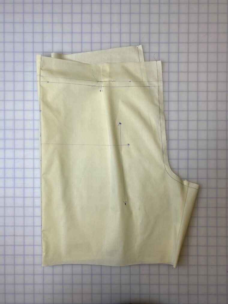 One half a shorts muslin