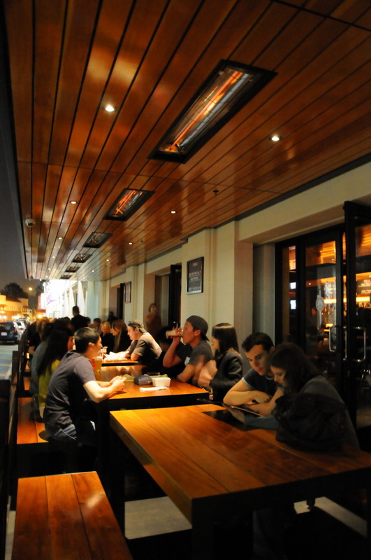 outdoor infrared restaurant heaters
