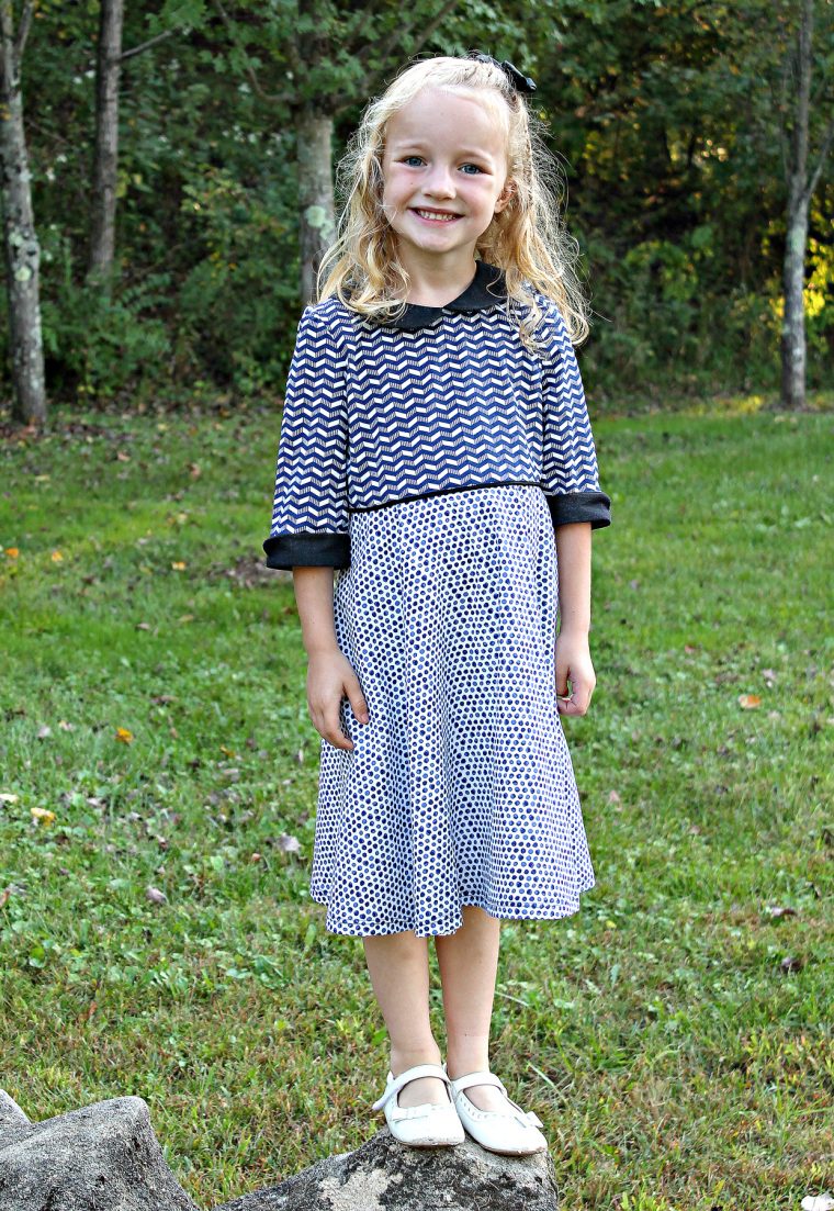 Allison's dress modeled