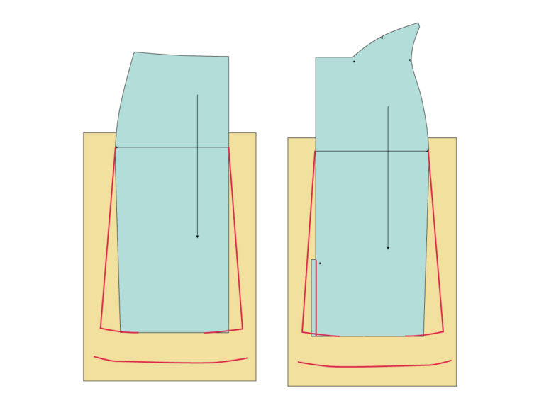 Adding Flare to the Belgravia Dress Skirt