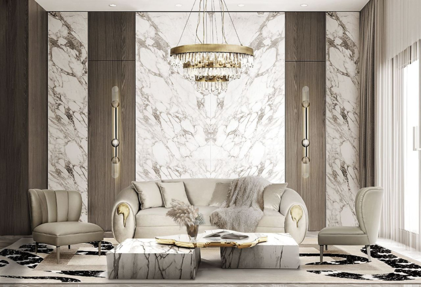The Color of Purity: A Living Room Design In White