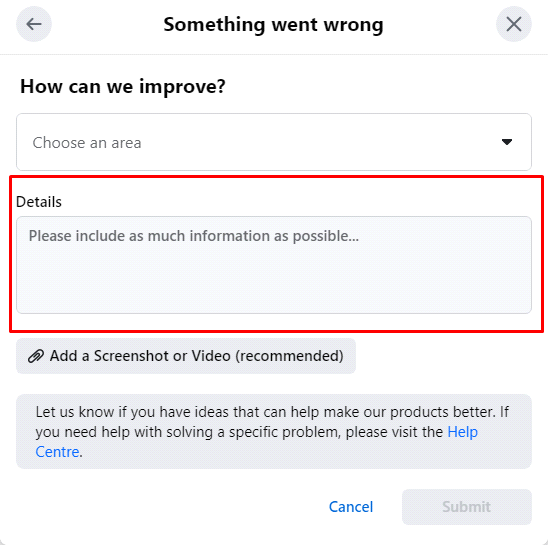 provide details