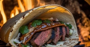 Smoked Beef Brisket Taco