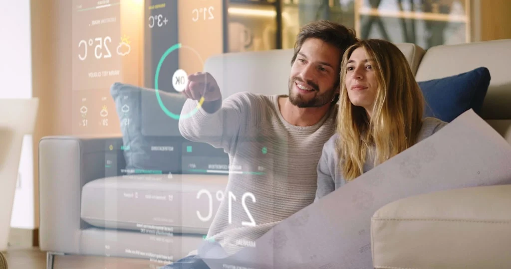 A couple using an EMS to optimize their solar generation and consumption.
