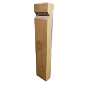product image of stratton double solar led bollard lights