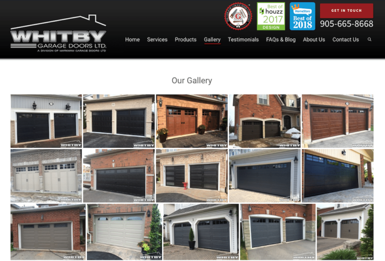Garage door company's gallery | Whitby Garage Doors