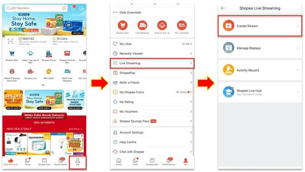 How to Broadcast in Shopee Live 4