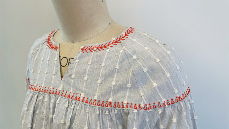embroidered Positano Blouse