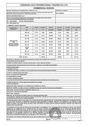 Commercial Invoice