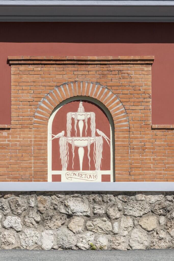 Architectural detail in Eze-Bord-de-Mer, France, by Cattie Coyle Photography