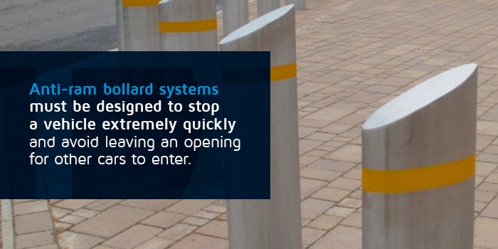 TYMETAL anti-ram bollard systems