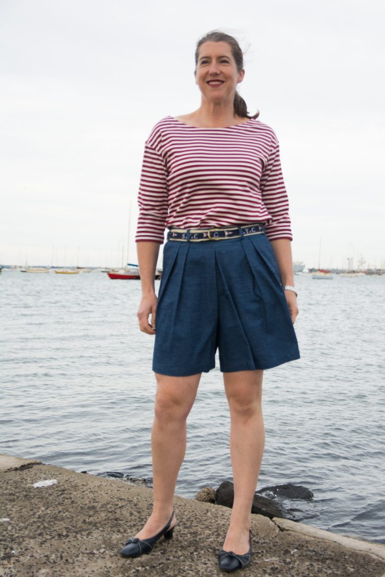 Liesl + Co. SoHo Shorts with added belt loops