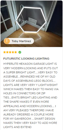 hexagon led lights