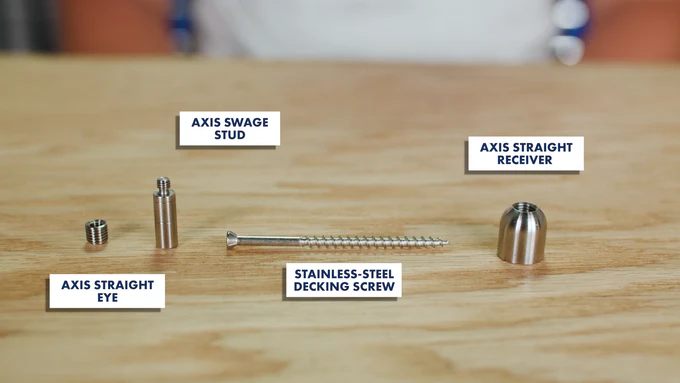 Axis Straight End Stop Components