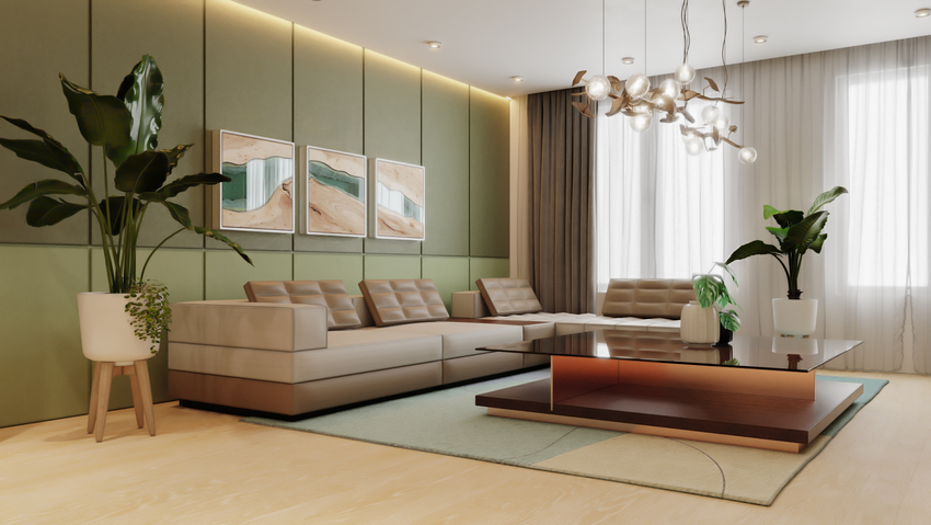 Refreshing Living Room In Partnership With Rodrigo Merlo