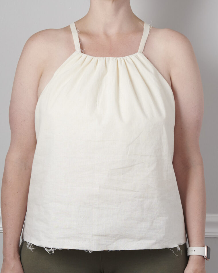 Enmore Top with completed Full Bust Adjustment