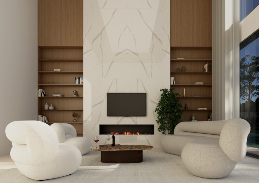 Minimalist Living Space In Partnership With Marina Blanco