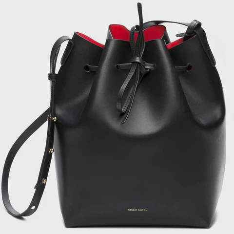 Although bucket bags have gone through many redesigns and transformations, their namesake characteristics are still a favorite.
