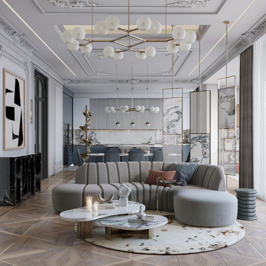 Artful Penthouse In Boston In Partnership With Yasmine Ibrahim