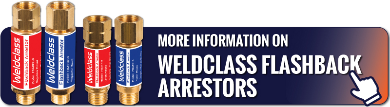 More information on Weldclass flashback arrestors