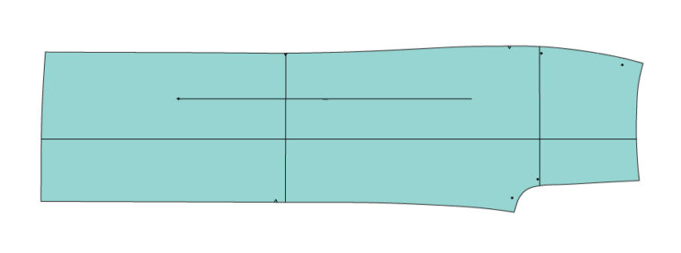 Cutting the pattern piece