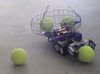 Zumo tennis ball collector