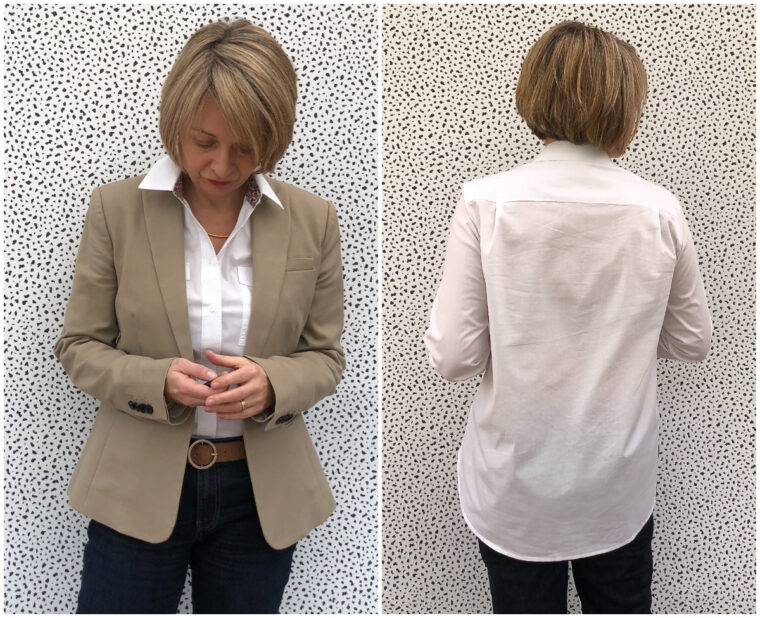 Lucie sewed two completely different versions of the Liesl + Co. Classic Shirt.