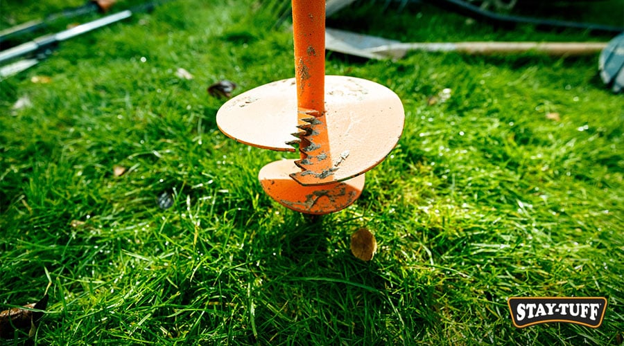 Digging a post hole will depend on the type of soil