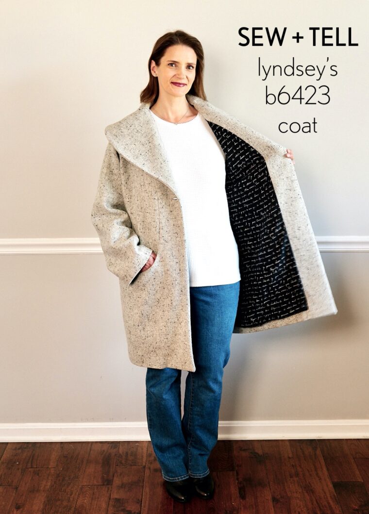 Lyndsey shares her b6423 DIY handmade coat.