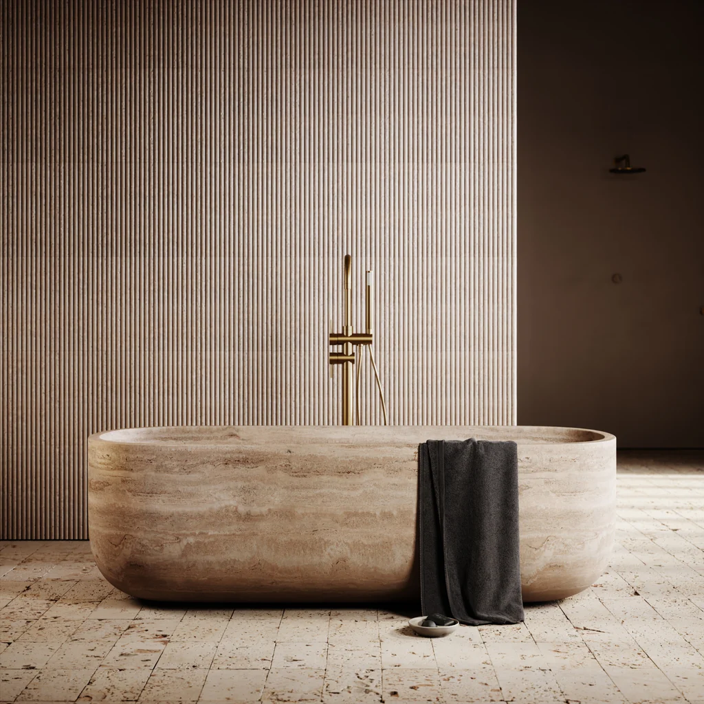 Travertine Stone Bath