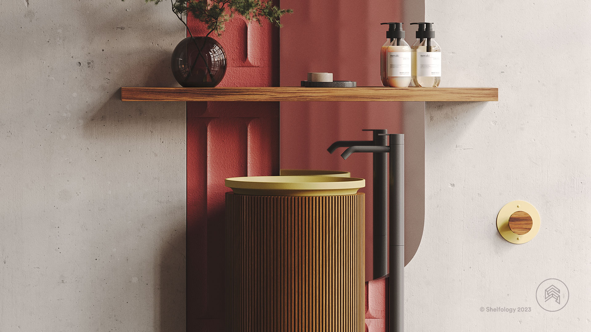 Fluted Details Create Movement