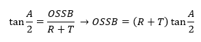 bend deduction formula