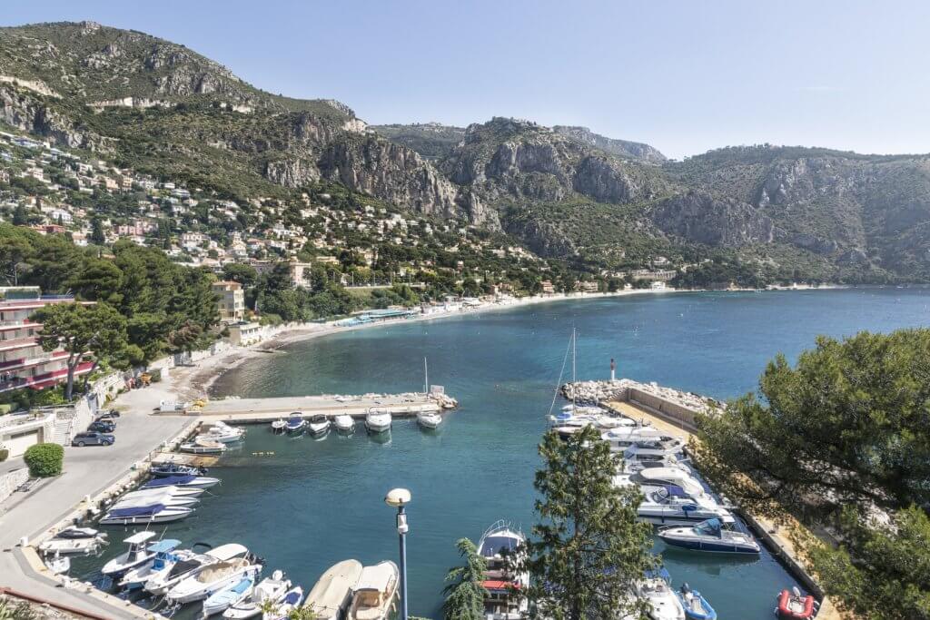 Eze-Bord-de-Mer beach and harbor by Cattie Coyle Photography
