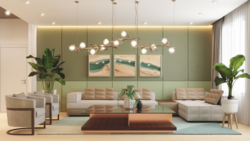 Refreshing Living Room In Partnership With Rodrigo Merlo