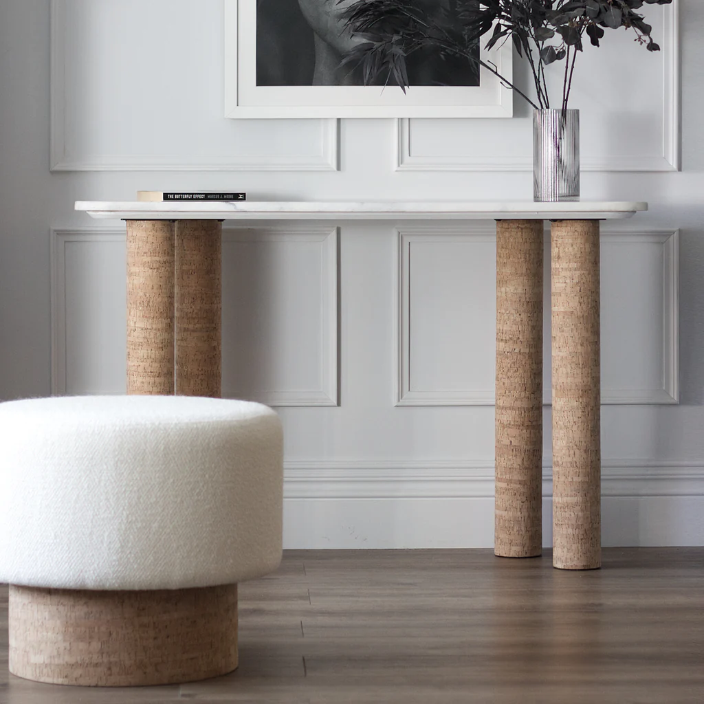 Marble console table