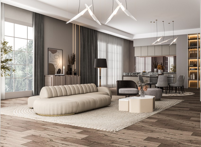 Comfy Smooth Open Space By Asmaa Kamel