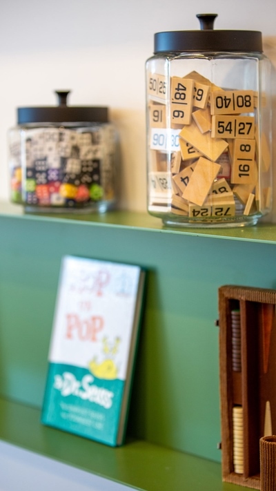 Games style these Double Bender shelves and give extra entertainment options!