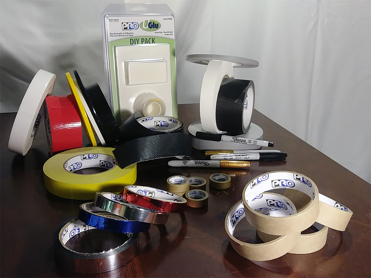 Pro TapesÂ® products used to make the DIY Fire truck costume