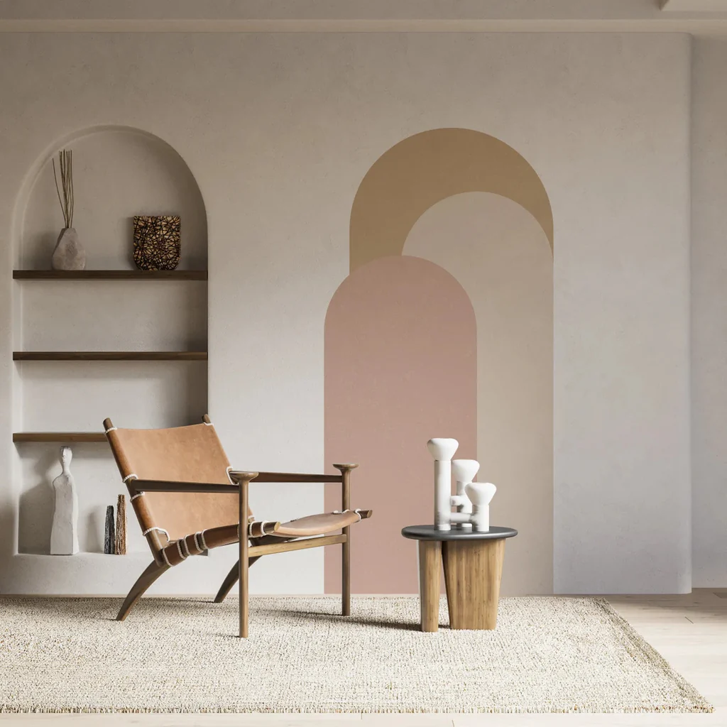 Arched wall decals