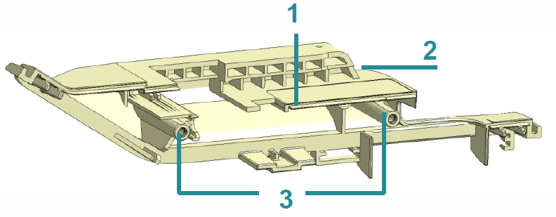 In this study, the target had to solve the warpage issue and reduce the cycle time of the battery slot. There are three main component quality requirements â€“ 1.straight assembly surface, 2.straight battery slide and 3.screw dome position as shown in Fig. 1. To find the optimized solutions, the team conducted some variation setups and used Moldex3D to verify the design changes. The variation setups included the 3 steps below: