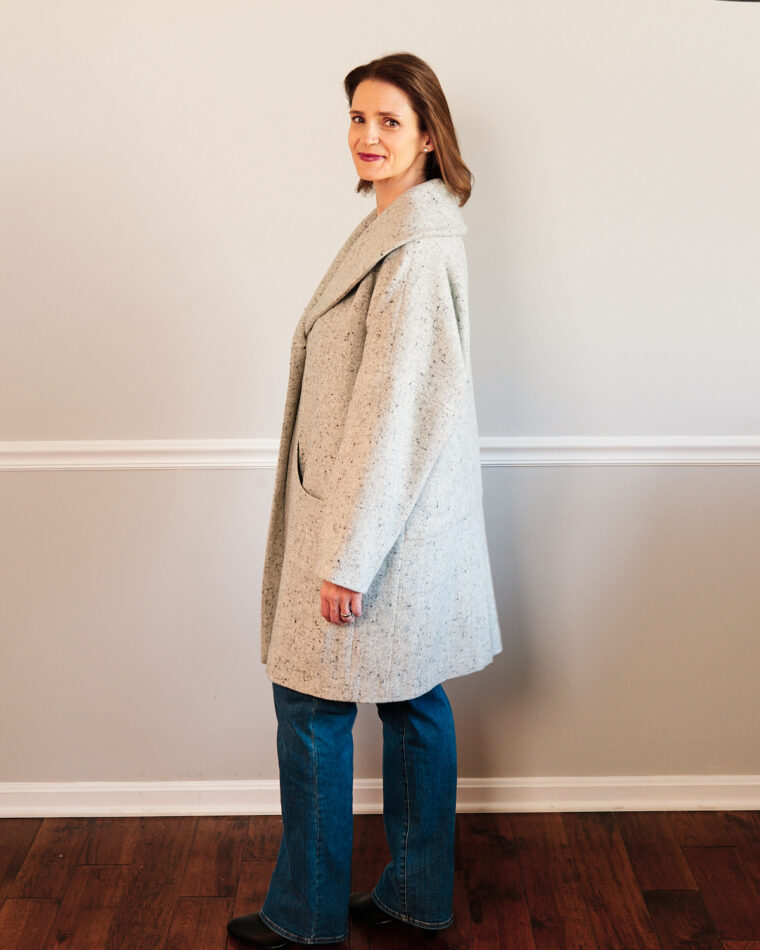 Make your own DIY handmade coat with Lisette B6423.