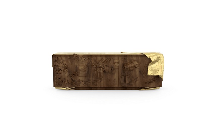 Voltaire Walnut Sideboard