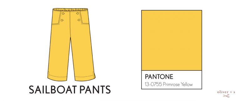 Sailboat Pants in Primrose Yellow