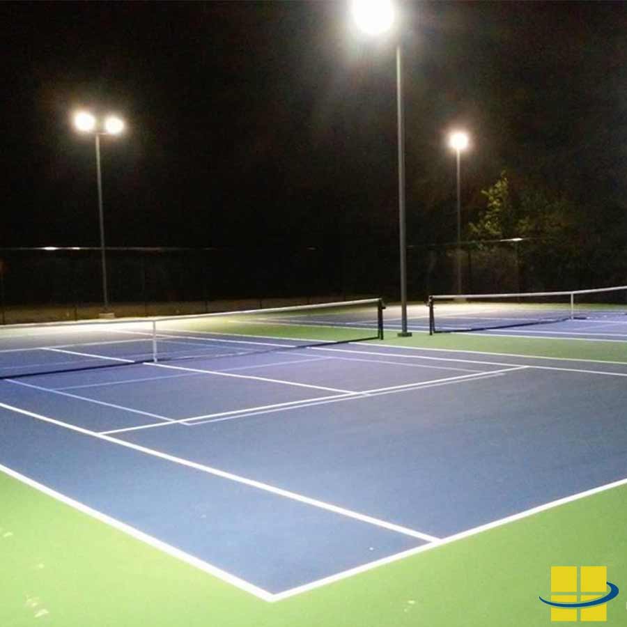 Tennis & Pool Revamp â€“ Outdoor LED Flood Light Solution